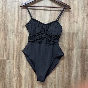 NEW Becca Color Code Sarai Plunge One Piece Swimsuit